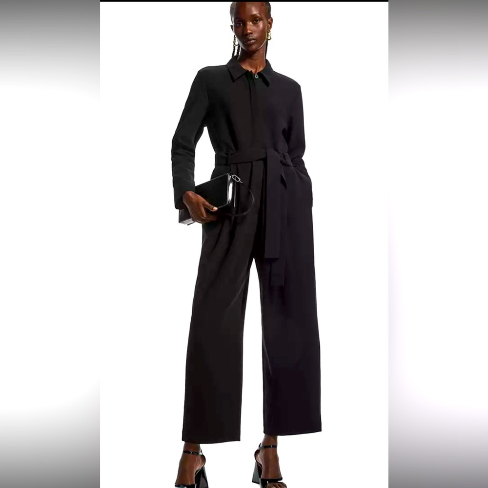 COS brand new black Jumpsuit with Belted Waist
